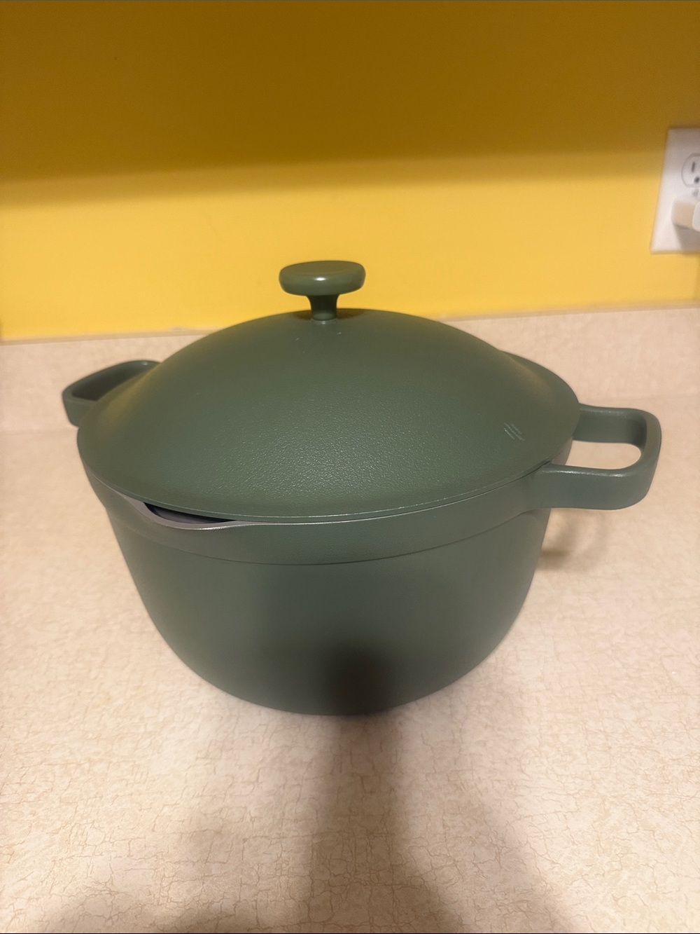Our Place Matte Forest Green Covered Dutch Oven